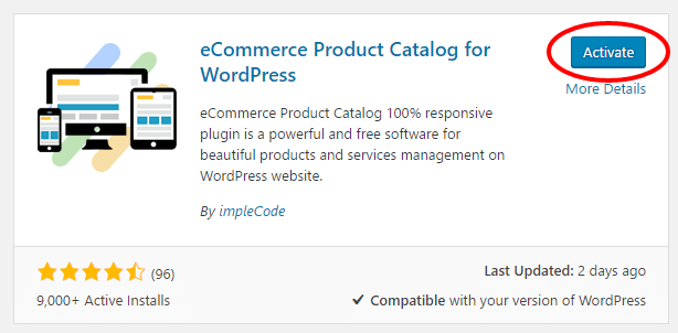 eCommerce Product Catalog Activation