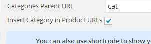 Enable Category in URLs