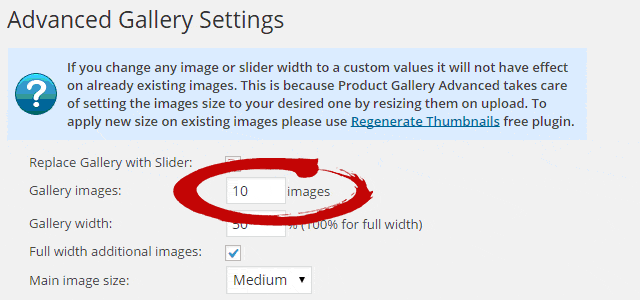 Images Max Number