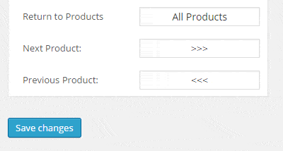 Next and Previous Product URLs Labels editor