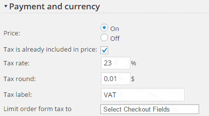 order-form-tax-configuration-settings