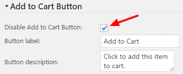 Disable add to cart for main catalog