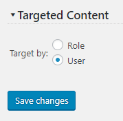 Target Content Selector