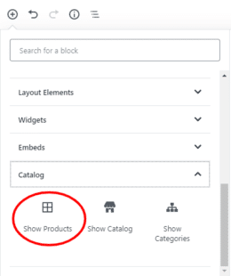 Show Products block • eCommerce Product Catalog • impleCode