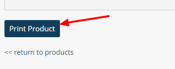 Print Product Button screen settings