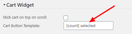 Quote Cart Button Label Settings