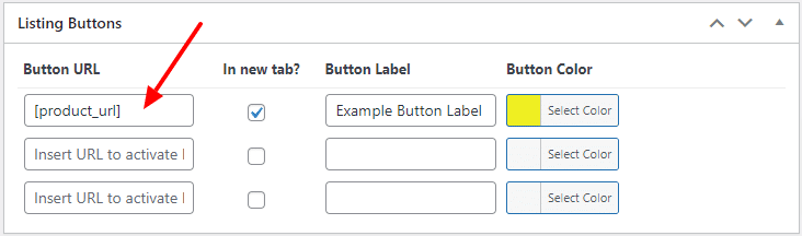 Product URL Button