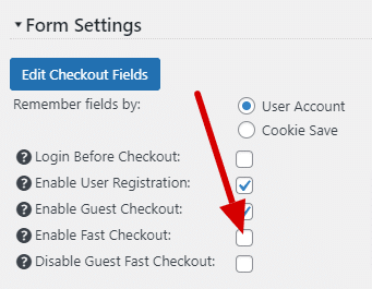 Quote enable fast checkout